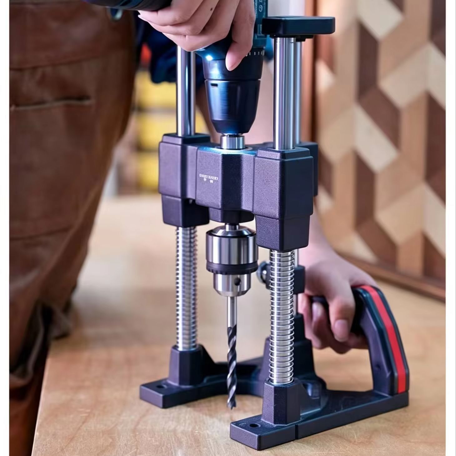 Aluminum Alloy Drill Guide Jig - Drill Press 评论和价格
