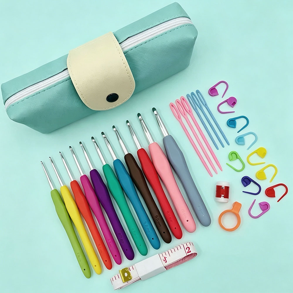 37pcs Crochet Hooks Kits with  - Tool Set 评论和价格